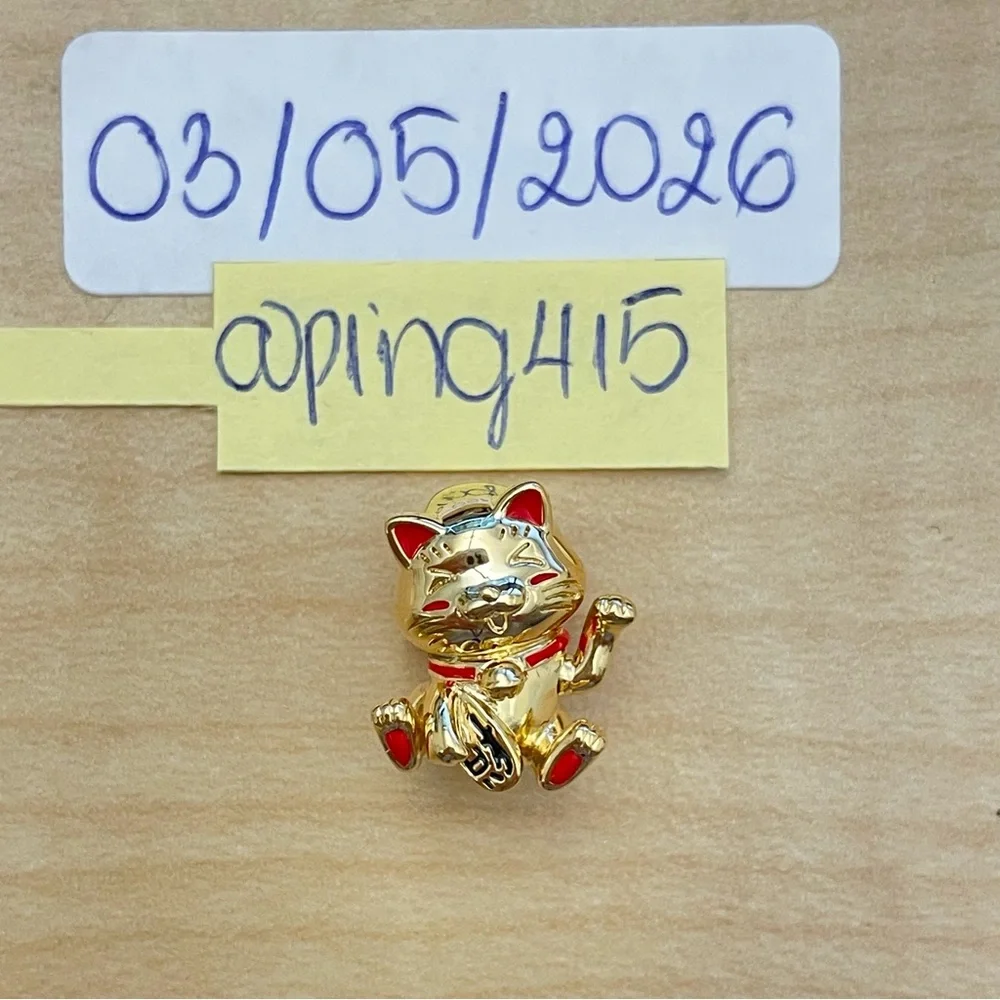 Pandora Shine Fortune Lucky cat charm - Picture 10 of 15